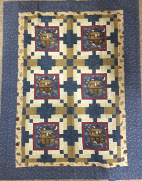 Noah's Ark Crib Quilt