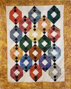 Batik Diamonds 46" by 58"