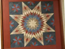 Square wood quilt