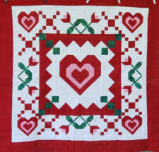 Heart Quilt Top 46" Square
